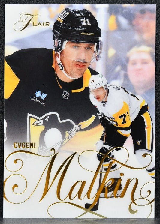 2025-26 Flair Evgeni Malkin 100 Pittsburgh Penguins 4933