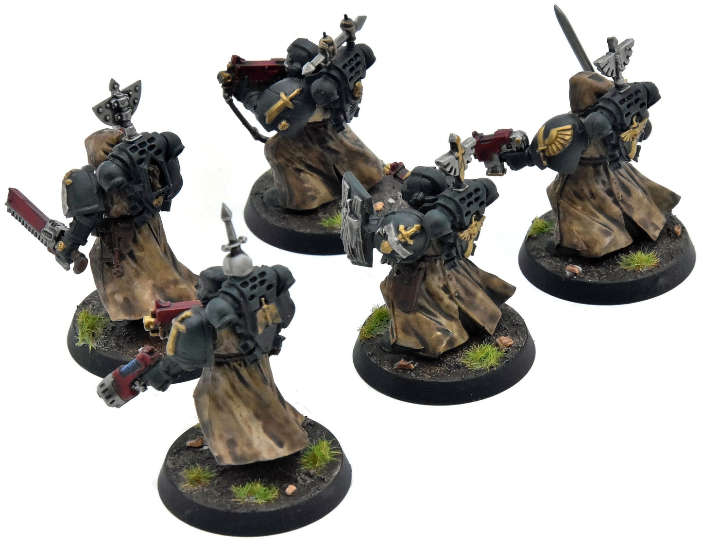 DARK ANGELS 5 Company Veterans #1 WELL PAINTED Warhammer 40K