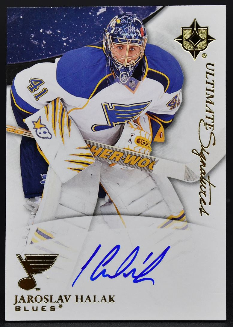 2010-11 UD Ultimate Collection Ultimate Signature Jaroslav Halak US-JH Auto