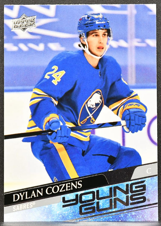 2020-21 Upper Deck Series 2 Young Guns Dylan Cozens 495 Buffalo Sabres RC 7275