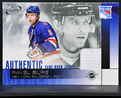 2002-03 Pacific Atomic Authentic Game-Worn Jersey Pavel Bure 15 Jersey 7772