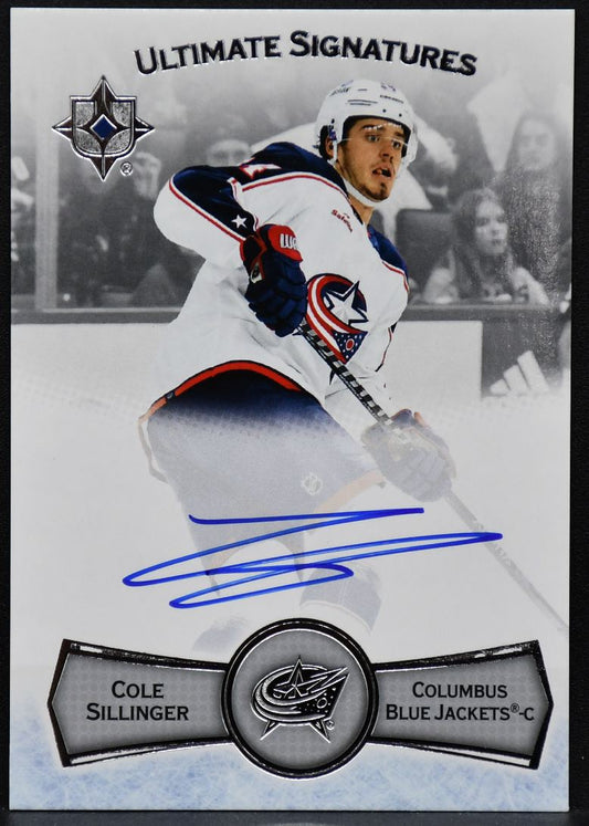 2023-24 UD Ultimate Collection Signatures Cole Sillinger US-CS Auto