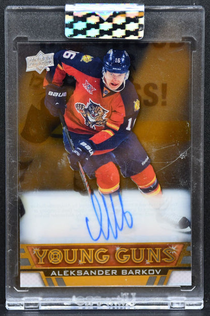 2020-21 UD Clear Cut Young Guns Aleksander Barkov RT-AB Panthers RC Auto 4517