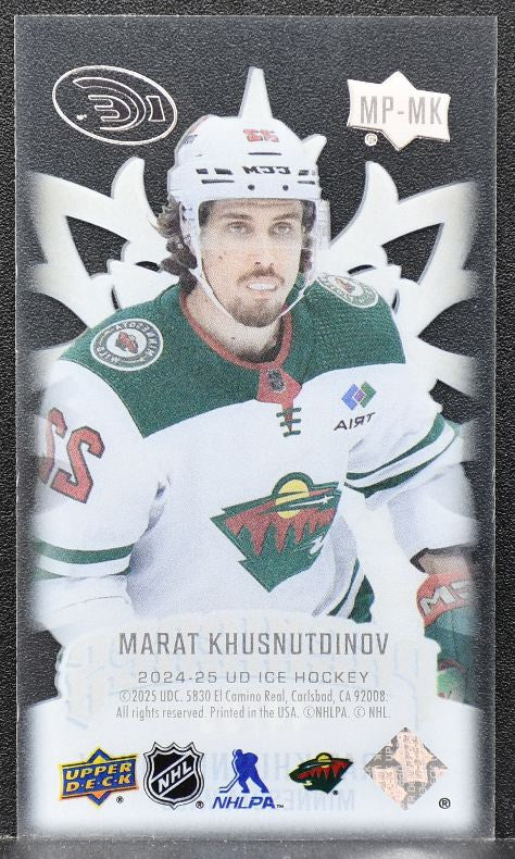 24-25 UD Ice Mini Premieres Gold Marat Khusnutdinov MP-MK Wild RC 44/99 8983