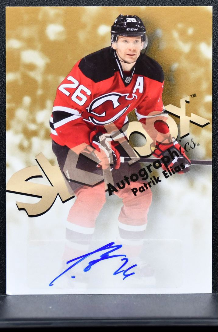2012-13 Fleer Retro Autographics 1999 Patrik Elias New Jersey Devils Auto 0222