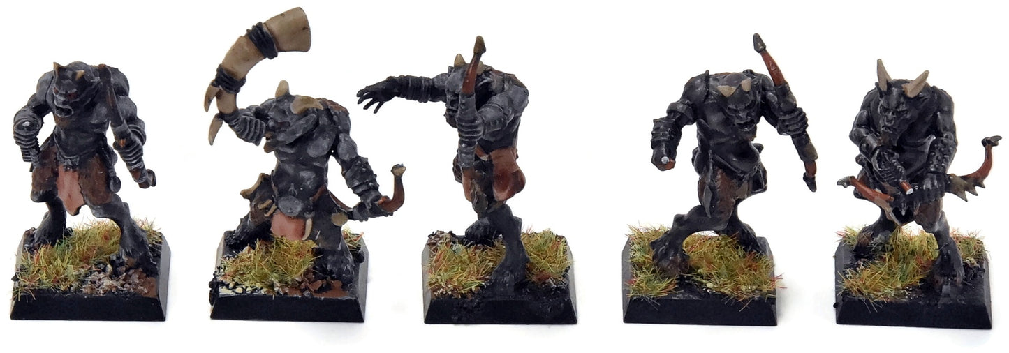 BEASTMEN 10 Ungors With Bows #2 WELL PAINTED Fantasy