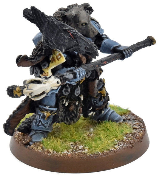 SPACE WOLVES Njal Stormcaller In Terminator Armour #1 METAL WELL PAINTED 40K
