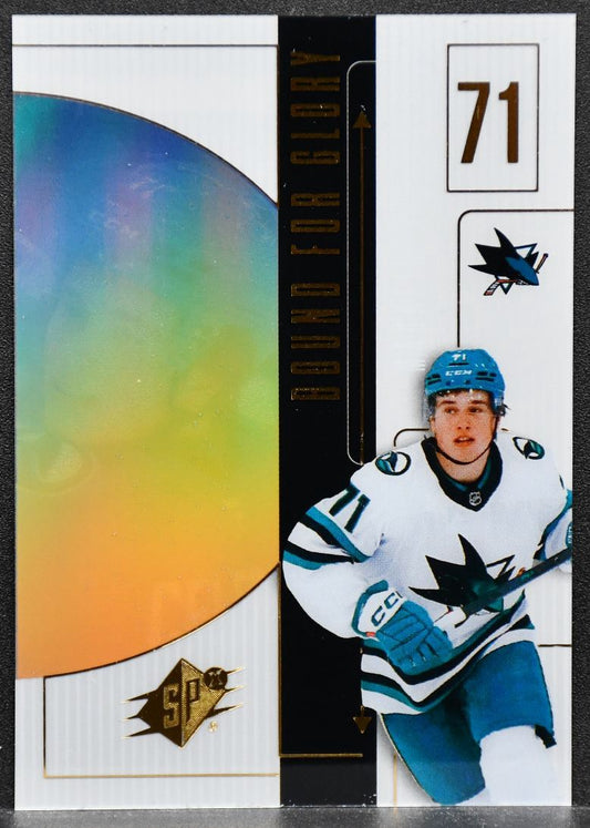 2024-25 SPx Bound For Glory Macklin Celebrini BFG-2 San Jose Sharks