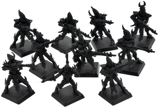 DRUKHARI 10 Kabalite Warriors #1 Warhammer 40K wrong base
