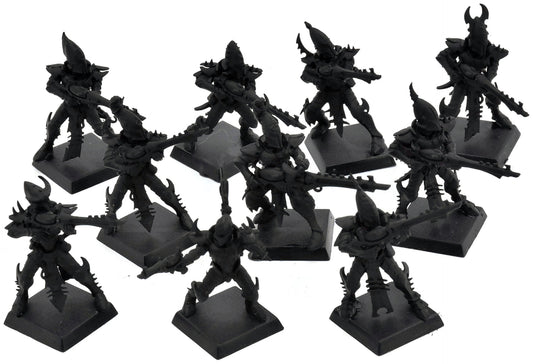 DRUKHARI 10 Kabalite Warriors #1 Warhammer 40K wrong base