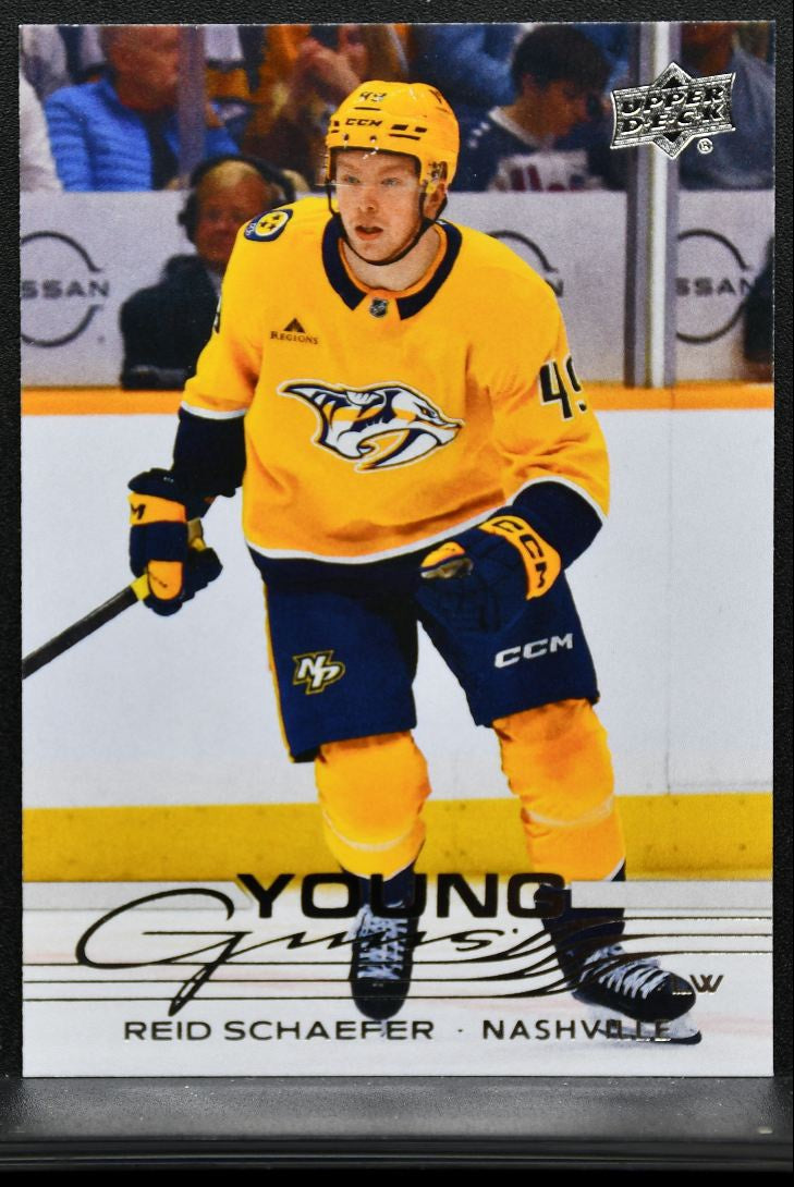 2025-26 Upper Deck Extended Series Young Guns Reid Schaefer Predators RC 9966