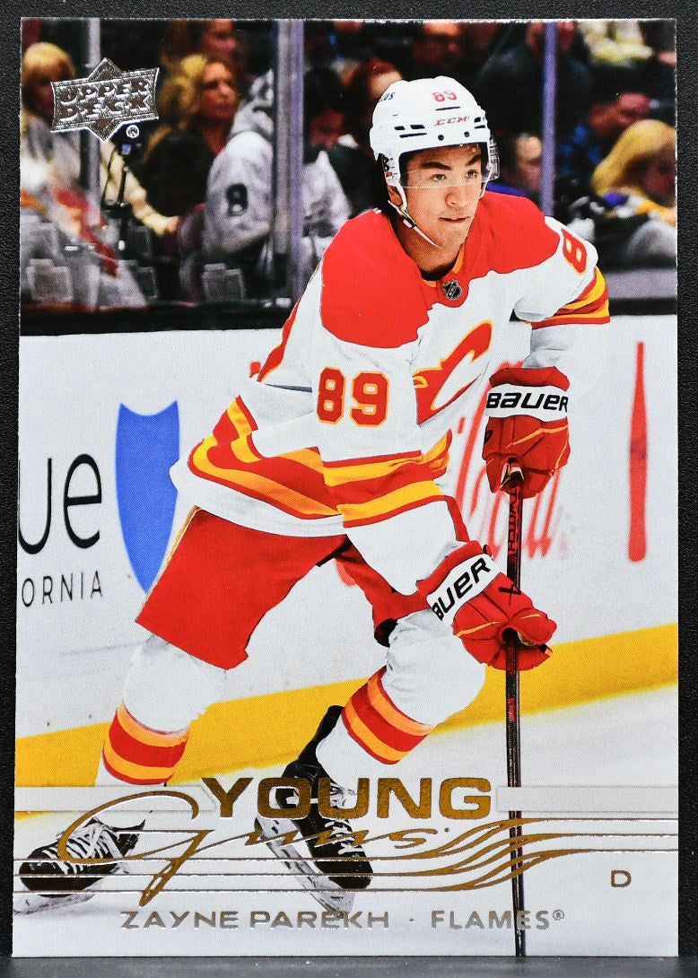 2025-26 Upper Deck Series 1 Young Guns Zayne Parekh 236 Calgary Flames RC 1815