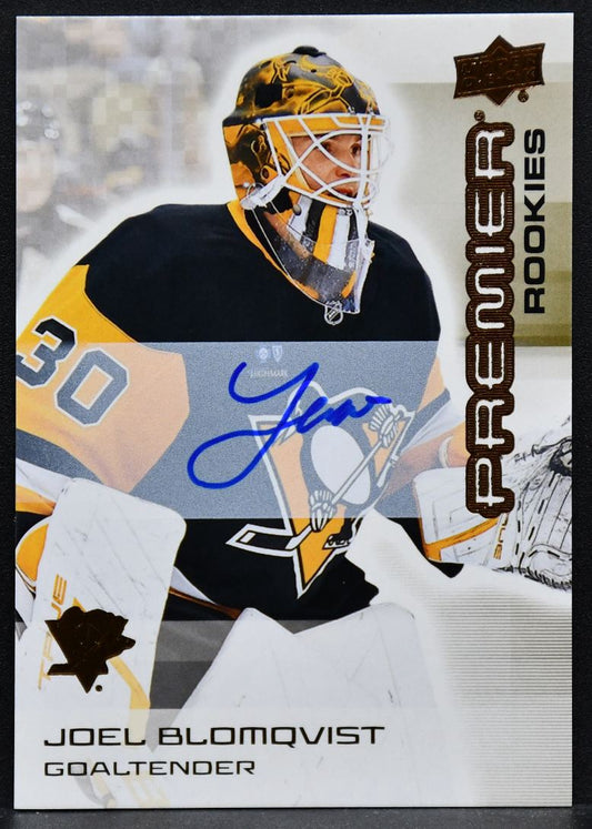 2024-25 UD Premier Rookies Bronze Auto Joel Blomqvist 147 RC Auto