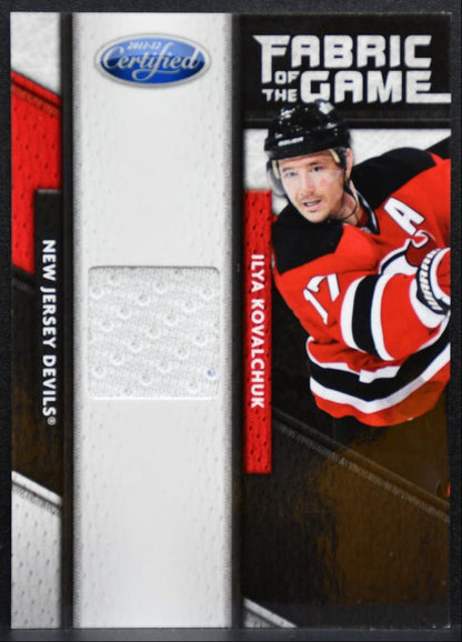 2011-12 Panini Certified Fabric of the Game Ilya Kovalchuk 45/99 Jersey 5432