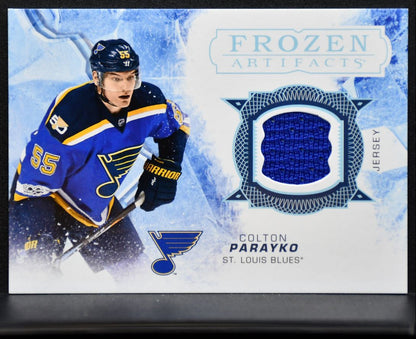 2017-18 Upper Deck Artifacts Frozen Colton Parayko St. Louis Blues Jersey 5807