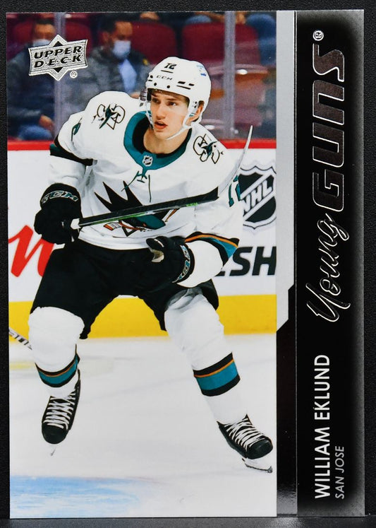 2021-22 Upper Deck Series 2 Young Guns William Eklund 475 RC 7749
