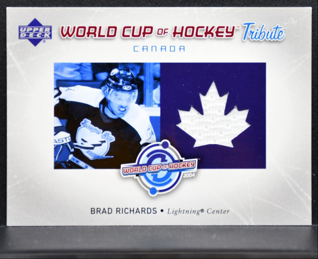 2004-05 Upper Deck World Cup Tribute Brad Richards WC-BR Lightning Jersey 1922