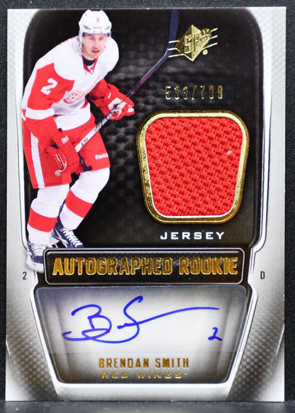 2011-12 SPx Rookie Jersey Auto Brendan Smith RC Auto 533/799 Jersey 6105