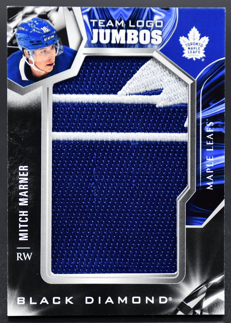 2022-23 UD Black Diamond Team Logo Jumbos Mitch Marner TL-MM Patch
