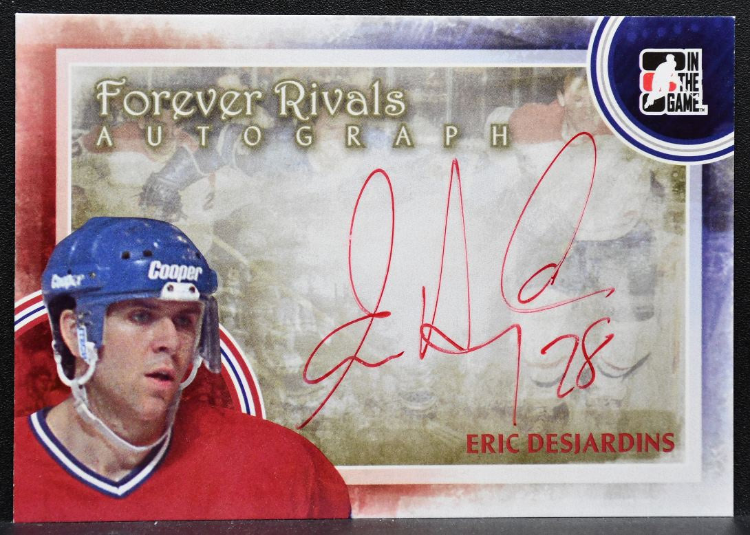 2012-13 In The Game Forever Rivals Autographs Eric Desjardins Auto 2268