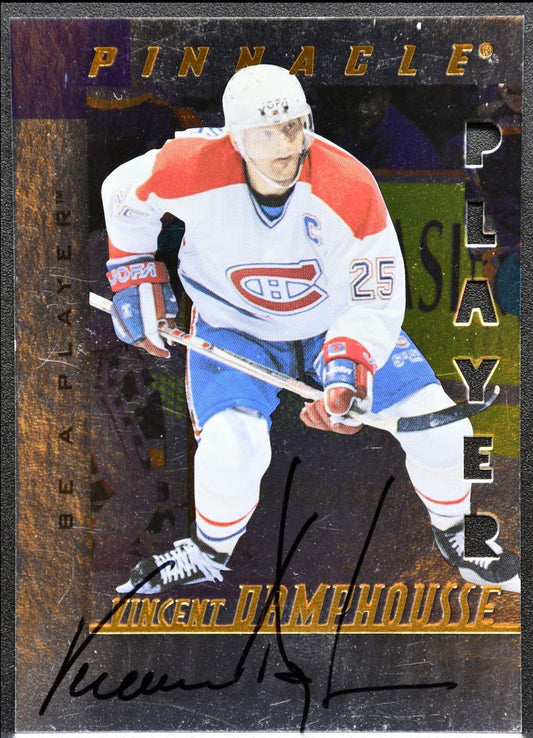 1997-98 Pinnacle Be a Player Autographs Vincent Damphousse 157 Auto 5761