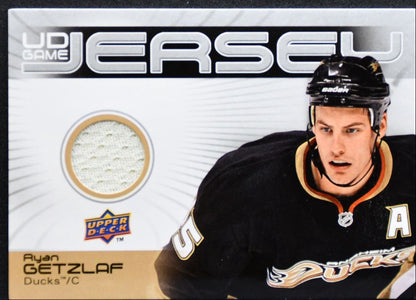2010-11 UD Series 1 UD Game Jerseys Ryan Getzlaf GJ-RG Anaheim Ducks Jersey 2509