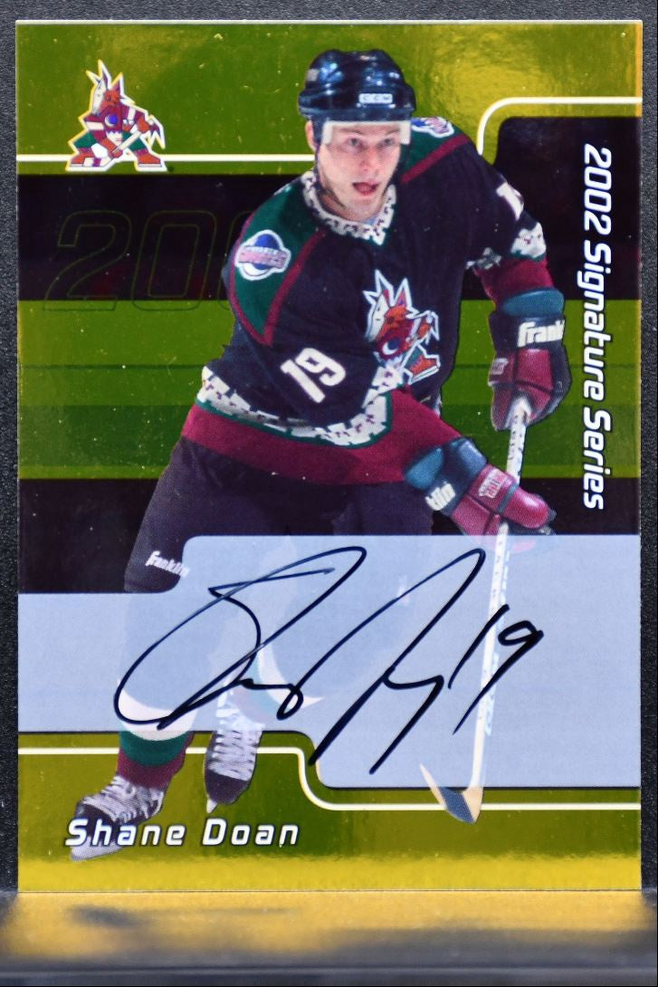 2001-02 In The Game Signature Series Auto Gold Shane Doan Auto 1366