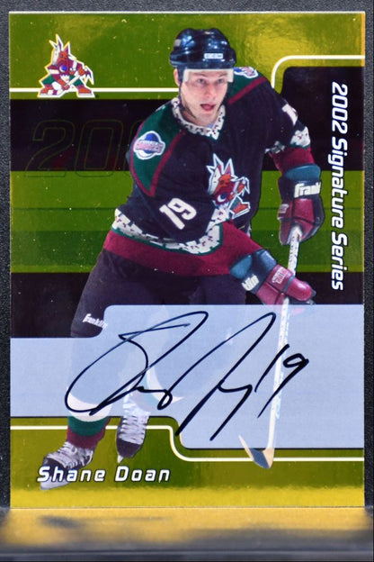 2001-02 In The Game Signature Series Auto Gold Shane Doan Auto 1366