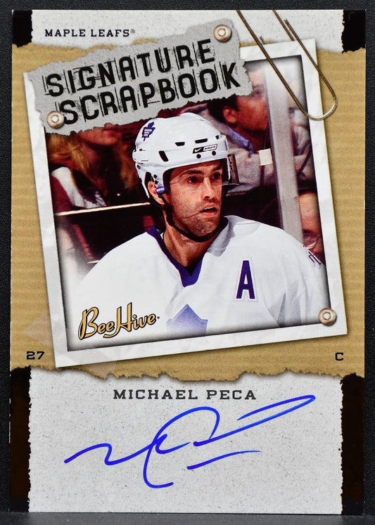 2006-07 Upper Deck Signature Sensations Michael Peca SS-MP Maple Leafs Auto 9107