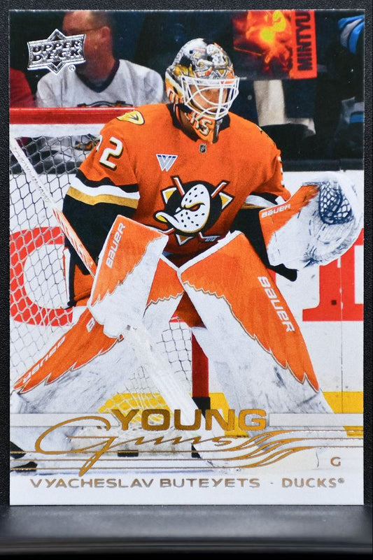 2025-26 UD Extended Series Young Guns Vyacheslav Buteyets 738 Ducks RC 9569