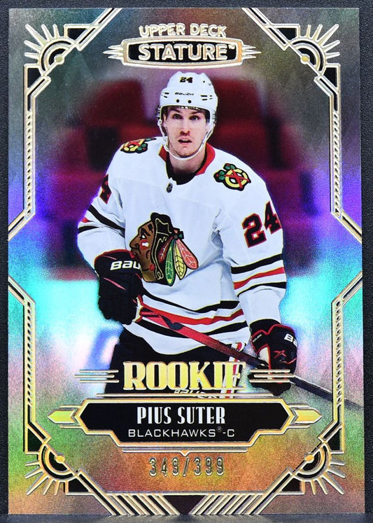 2020-21 Upper Deck Stature Rookie Pius Suter 141 RC 349/399 6735