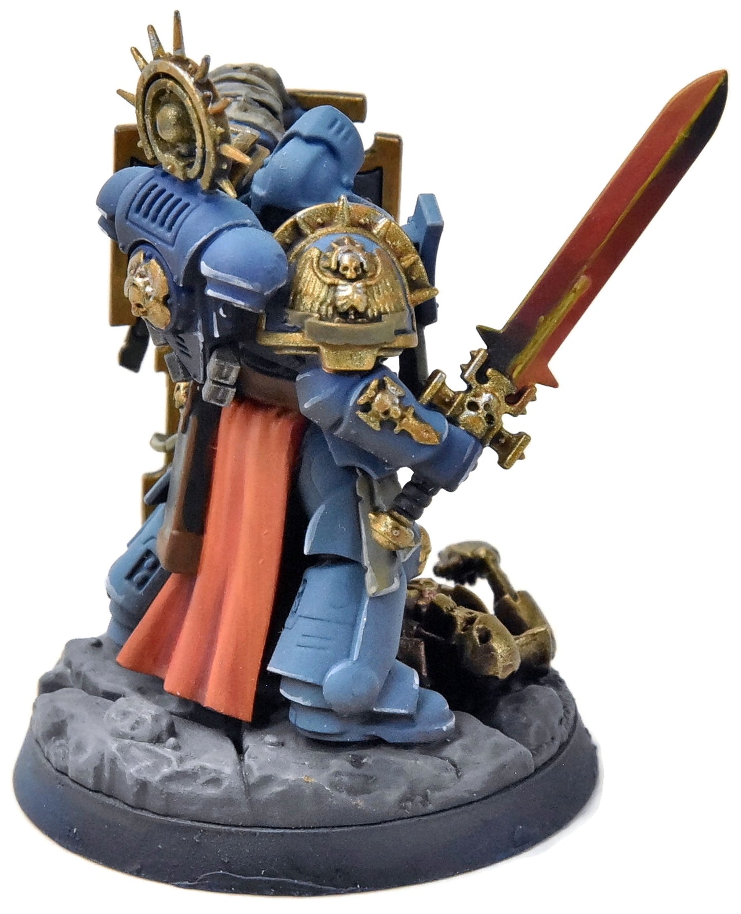 SPACE MARINES Indomitus Captain #1 WELL PAINTED Warhammer 40K