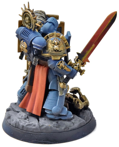 SPACE MARINES Indomitus Captain #1 WELL PAINTED Warhammer 40K