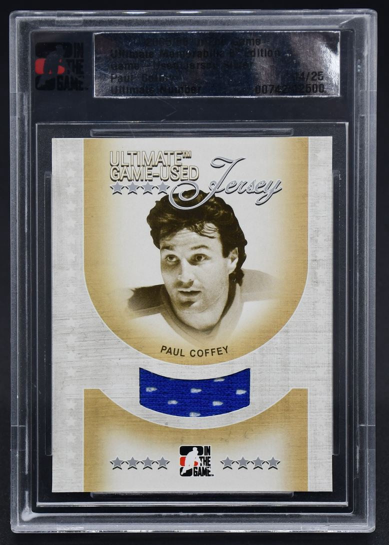 2005-06 ITG 6th Ultimate Game-Used Jersey Paul Coffey /25 Jersey