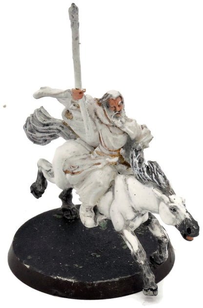 THE LORD OF THE RINGS Gandalf The White On Shadowfax #1 METAL Middle Earth
