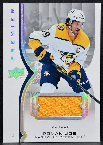 2020-21 Upper Deck Premier Jersey Roman Josi 42 Nashville Predators Jersey 3865