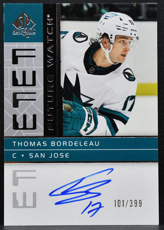 2022-23 SP Authentic 2002-03 Retro Future Watch Auto Bordeleau RC Auto 2232