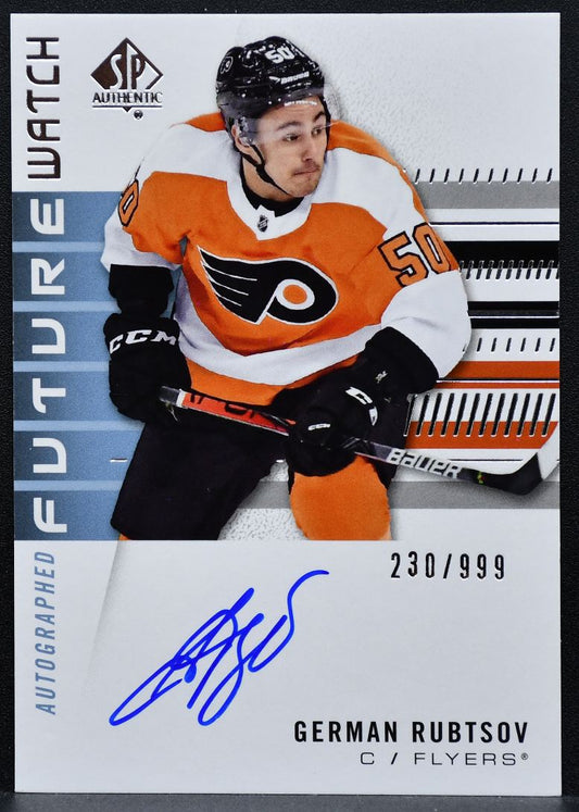 2019-20 SP Authentic Future Watch Auto German Rubtsov Flyers Auto 230/999 0170