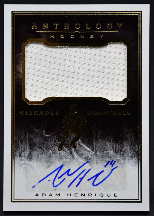 2014-15 Panini Anthology Sizeable Signatures Henrique SS-AH Auto 75/77 Jersey