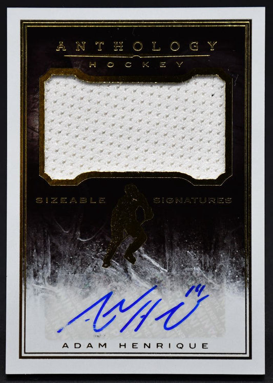 2014-15 Panini Anthology Sizeable Signatures Henrique SS-AH Auto 75/77 Jersey