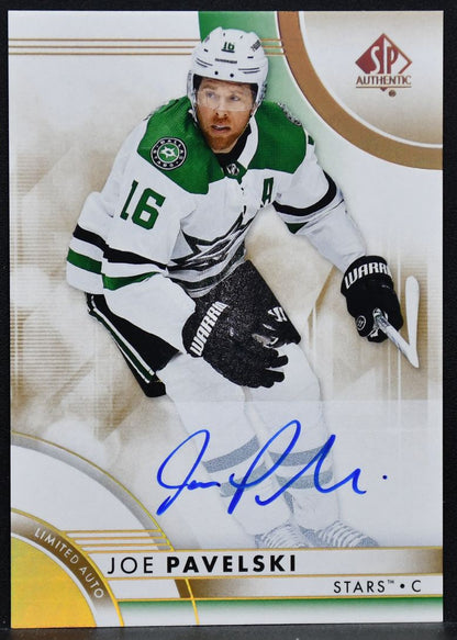 2023-24 SP Authentic Limited Auto Joe Pavelski 25 Dallas Stars Auto