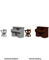 Wizkids Unpainted Minis Wv5 Desk And Chair