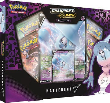 Pokemon Champion's Path Hatterene V Collection