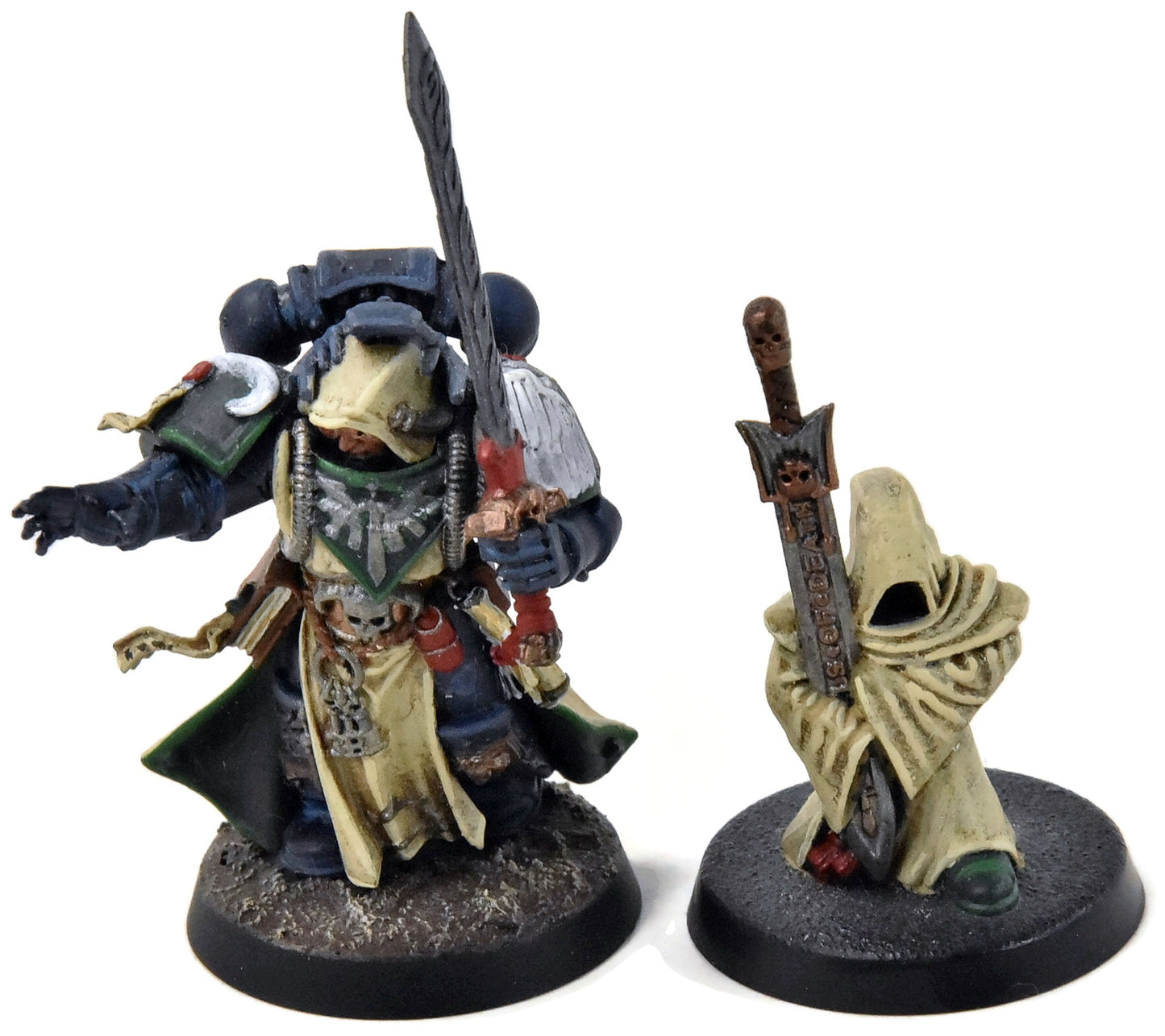 SPACE MARINES Dark angels Librarian #1 old sculpt Warhammer 40K