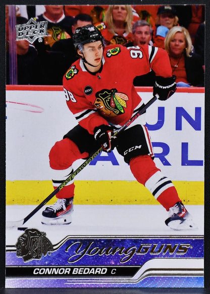 2023-24 Upper Deck Series 2 Young Guns Connor Bedard 451 Chicago Blackhawks RC 1892