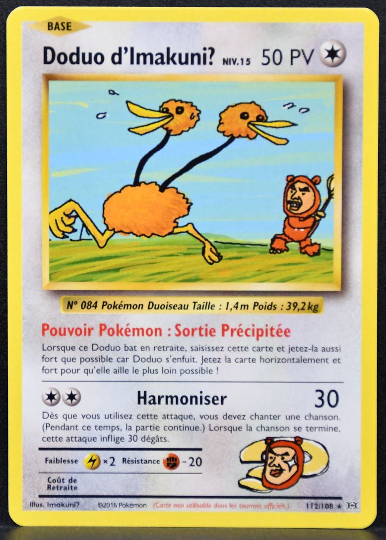 Pokémon Doduo d'Imakuni? French XY: Evolutions 112/108 MP French