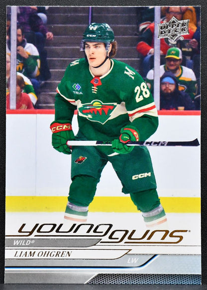 2024-25 Upper Deck Series 1 Young Guns Liam Ohgren 248 Maple Leafs RC 9843