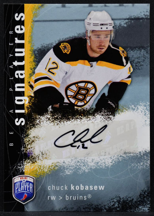 2007-08 Upper Deck Be a Player Signatures Chuck Kobasew S-CK Auto 4242
