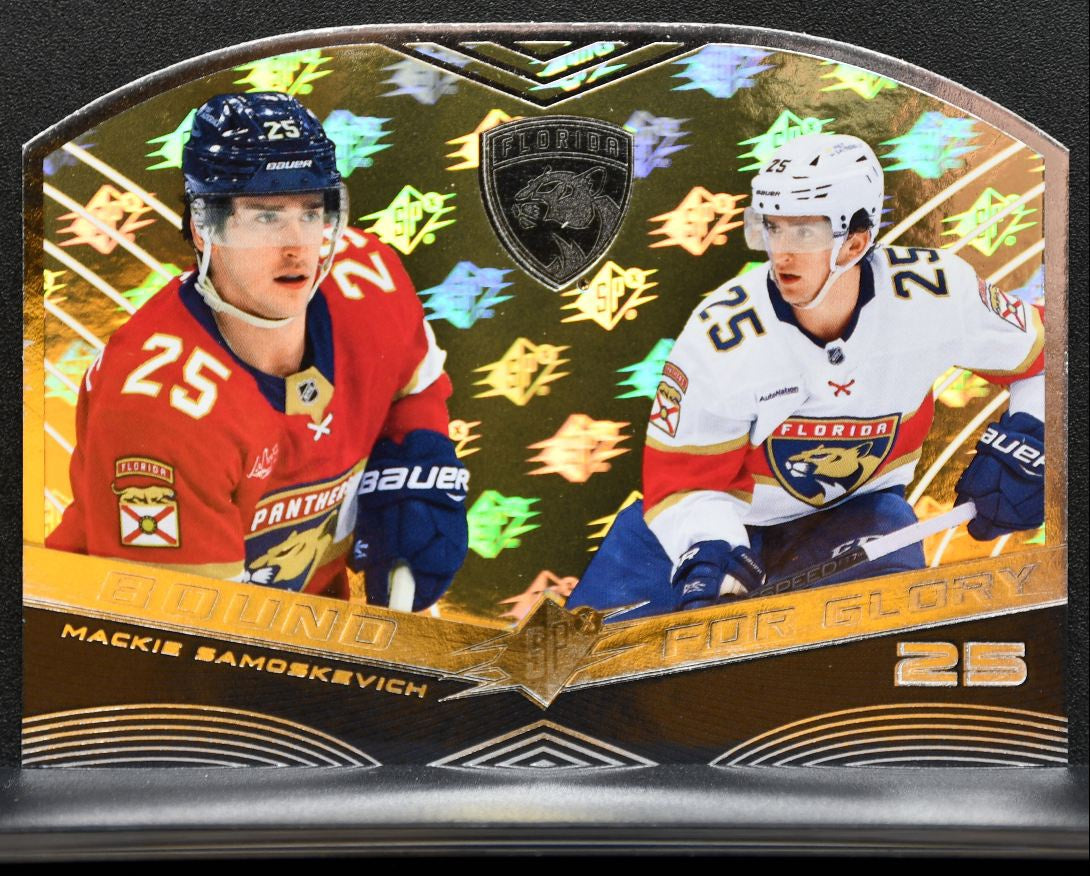 2025-26 SPx Bound for Glory Mackie Samoskevich BFG-MS Florida Panthers 0436