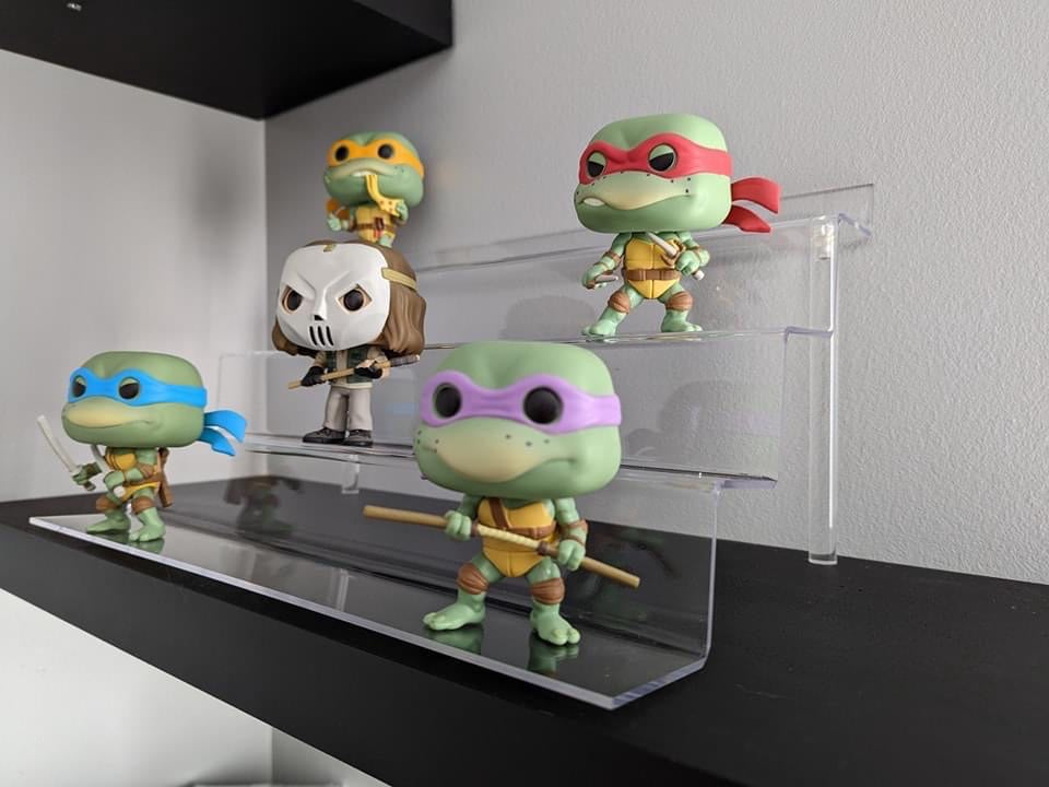 EvoRetro Acrylic Display Stand 4-step 2pk